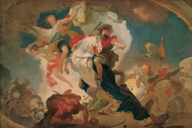 Overwinning van de heilige Jakob van Compostela op de Saracenen in de slag bij Clavigo