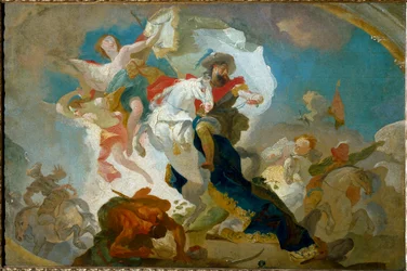 De triomf van Sint Jacobus van Compostela