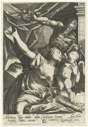 Venus en Amor met Pan