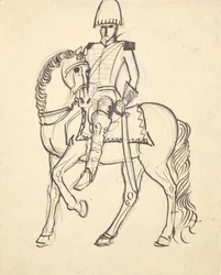 Officier te paard