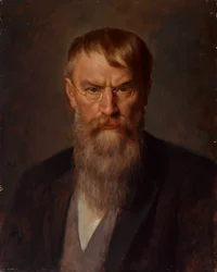 Portret van Franz von Lenbach 1836-1904, 1907