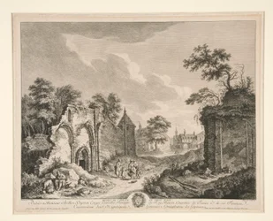 Ruïnes van de abdij van St. Maur
