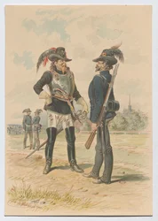 Het Weense Academische Studentenlegioen in oktober 1848