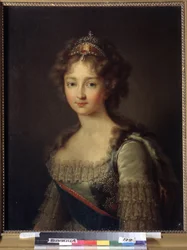 Portret van keizerin Elisabeth Alexeievna, prinses Louise Augusta van Baden