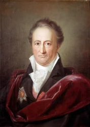 Portret van Johan Wolfgang Goethe (1749-1832), Duitse schrijver
