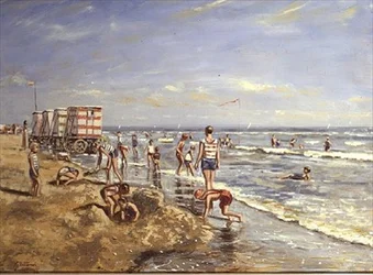 Zandkastelen bouwen