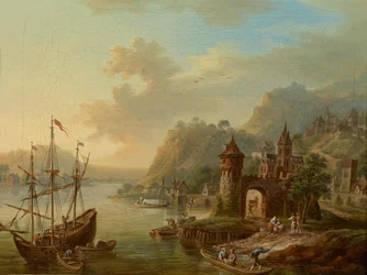 Een Rijnlandschap