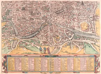 Oud Rome, deel B, Italië (gravure)