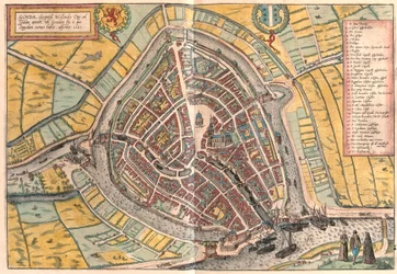 Gouda, Nederland (gravure)
