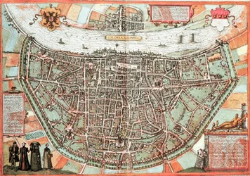 Kaart van Keulen - Duitsland