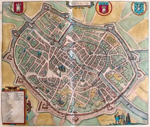 Tournai, België (gravure)