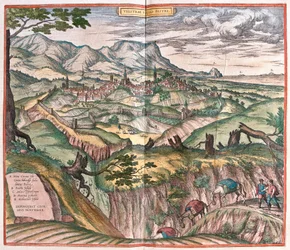 Velletri, Italië (gravure)