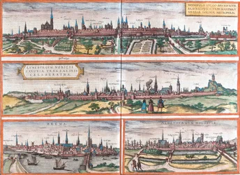 Uitzichten van Braunschweig, Lüneburg, Bremen en Oldenburg, Duitsland