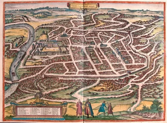 Vilnius, Litouwen (gravure)
