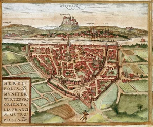 Würzburg - Duitsland (gravure)