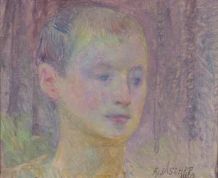 Franzerl, de zoon van de kunstenaar