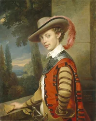 Portret van Prins Nikolai Saltykov in kostuum, 1850