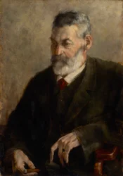Portret van de vader van de kunstenaar