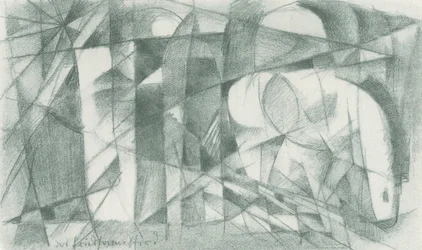 Franz Marc - Schetsboek uit het veld - Blad 14
