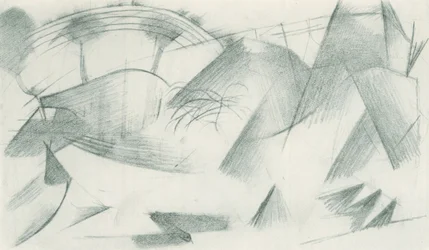 Franz Marc - Schetsboek uit het veld - Blad 33