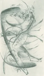 Franz Marc - Schetsboek uit het veld - Blad 36