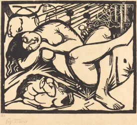 Slapende herderin Schlafende Hirtin, 1912