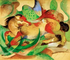 Springend paard