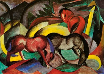 Drie paarden, 1912