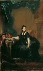 Keizerin Maria Theresia in weduwedracht