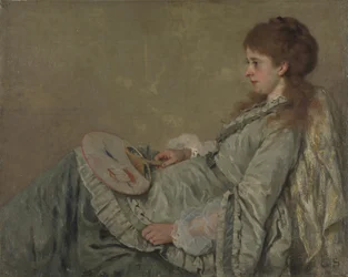 Portret van de vrouw van de kunstenaar