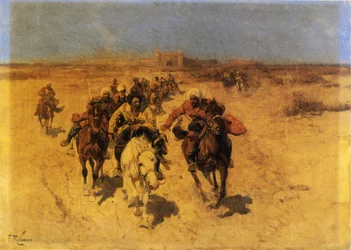 Arabieren te paard