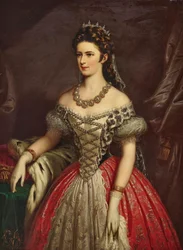 Portret van Elisabeth van Beieren