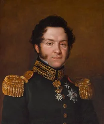 Portret van Jean-Noé-Godefroy de Polier-Vernand 1782-1833, 1823