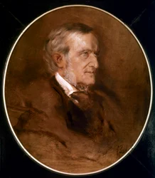 Portret van Wilhelm Richard Wagner (olieverfschilderij)
