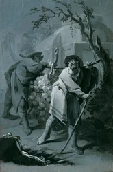 De verspieders met de druif