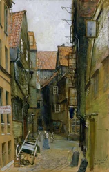 De Matthiasstrasse in Hamburg, 1891