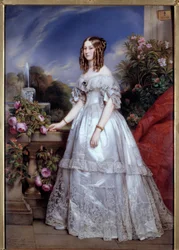 Portret van de Hertogin van Nemours