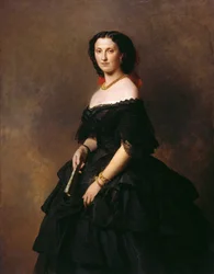 Portret van hertogin Elizaveta Alexandrovna Baryatinskaya, geboren prinses Chernysheva 1826-1902