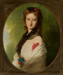 Portret van Zofia Zamoyska, geboren Potocka (1851-1927)