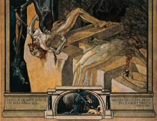 Oostenrijk, Wenen, Illustratie van Dante Alighieri