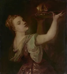 Kopie naar Titiaan: Lavinia als Salome