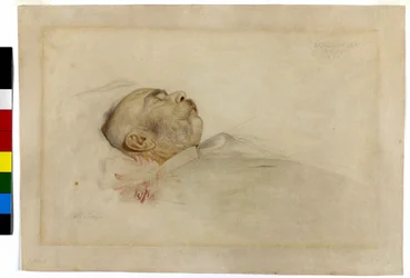 Keizer Franz Joseph I op het sterfbed