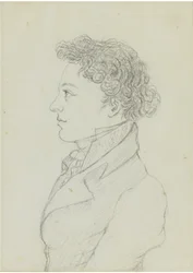 Franz Schubert 1797-1828, op 17-jarige leeftijd, ca. 1814