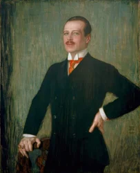 Ernst Ludwig van Hessen / Schilderij door Stuck