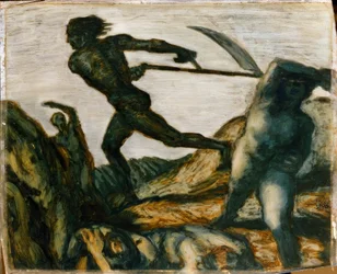 De maaier, schilderij, ca. 1923
