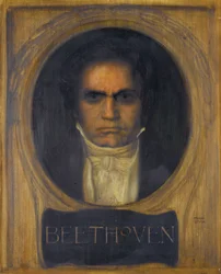 Portret van Ludwig van Beethoven