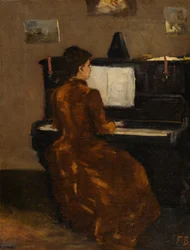Frans: Jeune fille au pianö