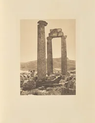 De tempel van Zeus in Nemea