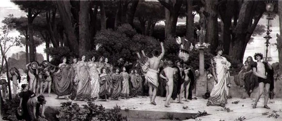 De Daphnephoria, gedrukt in Parijs door Photogravure Goupil, pub. door The Fine Art Society