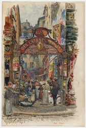 Entrée du Marché des Enfants-Rouges, 39, rue de Bretagne